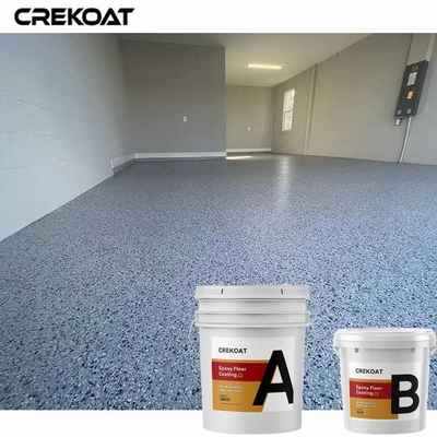 Wasserbasierte transparente Epoxidharz-Boden-Beschichtungs-Sendungs-dekoratives Flocken-System