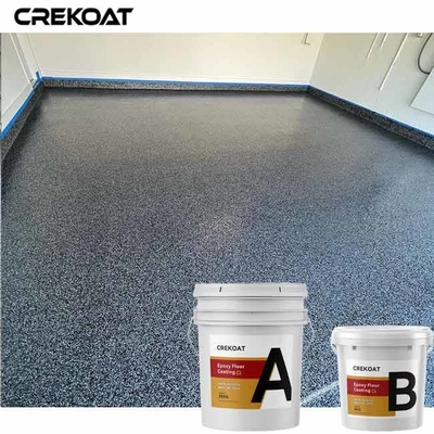 Wasserbasierte transparente Epoxidharz-Boden-Beschichtungs-Sendungs-dekoratives Flocken-System