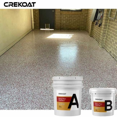 Garagen-Terrassen-dekorative Epoxidharz-Boden-Beschichtung mit multi Farbflocken