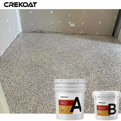 Garagen-Terrassen-dekorative Epoxidharz-Boden-Beschichtung mit multi Farbflocken