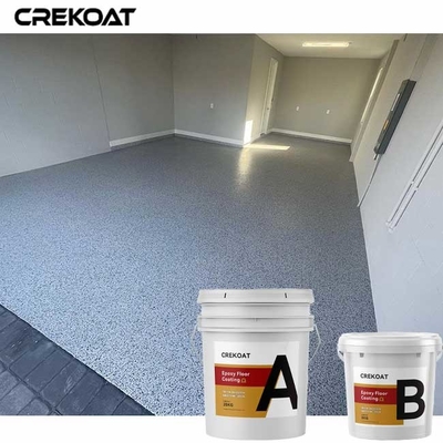 Vinyl Chips Flake Clear Resin Floor, der mit dem Epoxidquarz metallisch beschichtet
