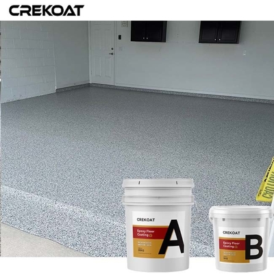 Multi Farbepoxidflocken-Boden-Beschichtung mit wasserbasiertem klarem Epoxidharz