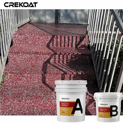 100% feste Komponenten-Produkt der Epoxidharz-Flocken-konkretes Beschichtungs-2