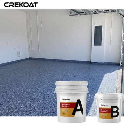 Farbiger Flocken-Epoxidharz-Boden-Beschichtungs-Hochglanz Grey Finishes
