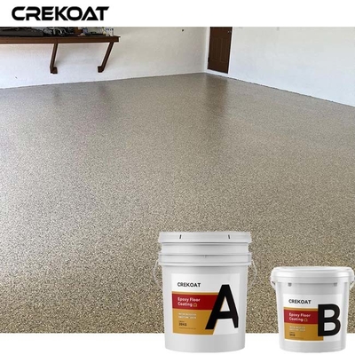 Farbiger Flocken-Epoxidharz-Boden-Beschichtungs-Hochglanz Grey Finishes