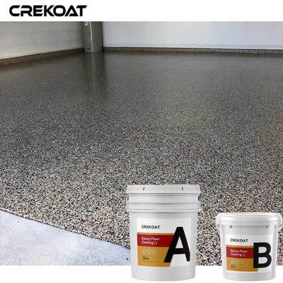100% fester Polyaspartic Flocken-Epoxidharz-Boden-Beschichtung Terrazzo-glatte Oberfläche