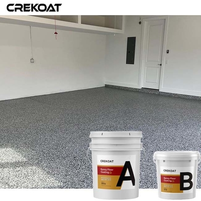 100% fester Polyaspartic Flocken-Epoxidharz-Boden-Beschichtung Terrazzo-glatte Oberfläche