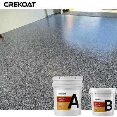 Bunter Flocken-Epoxidharz-Boden-Beschichtungs-Marmor-Granit-Auftritt für Garage