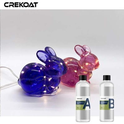 Kunst aus klarem Epoxidharz mit geringem Geruch für die Herstellung von Schmuckkästen
