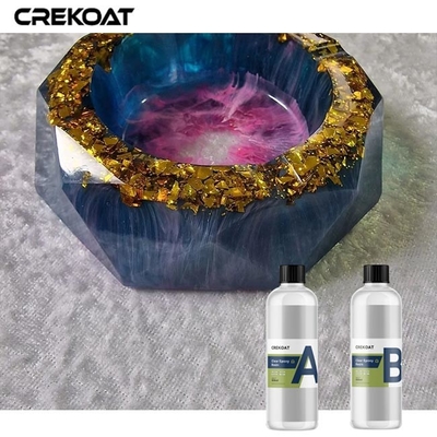 Nahtloser, glasklarer Epoxy-Härter gegen Wasserschäden und Chemikalien
