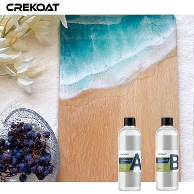 Crystal Clear Epoxy Resin Topcoat-schnelles Hochviskositätsc$kurieren für Handwerk