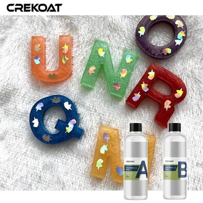 Crystal Clear Epoxy Resin For-Silikon-Form-Metallmaterialien