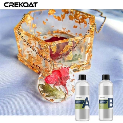 Crystal Clear Epoxy Resin For werfendes beschichtendes gelb färbendes ANTIBPA frei