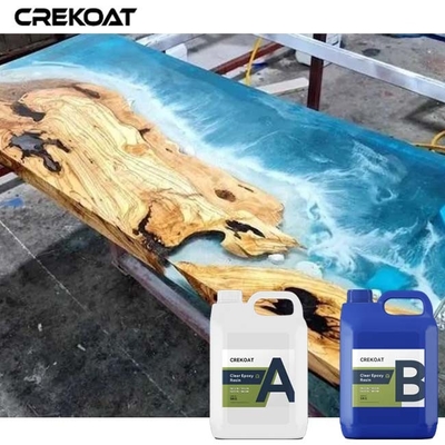 Blasefreie, klare, vergießbare Harz-Kristall-Epoxytisch präzise Klarheit und Tiefe in handwerklichen Kunstwerken