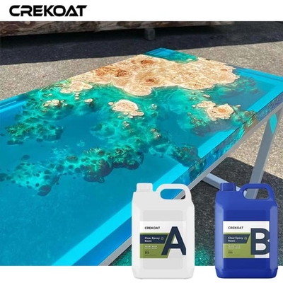 Holzbearbeitung Tiefguss Klares Epoxy Exzellenz in Kunststücke Schreibtische Flusstische