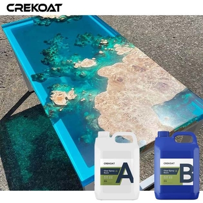 Holzbearbeitung Tiefguss Klares Epoxy Exzellenz in Kunststücke Schreibtische Flusstische