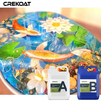 Flüssiges Glas Ultraclear Epoxidharz Bar Tops Verwandeln Objekte in Kunst Wärmebeständigkeit