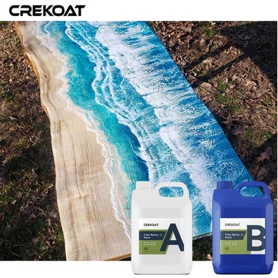 Künstlerisch klares Fell Epoxy für Schreibtische Gießt Großartige Designs Bubble Free