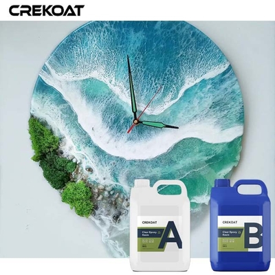 Flexible Deep Pour Clear Epoxy für Holztisch Gelbfärbung