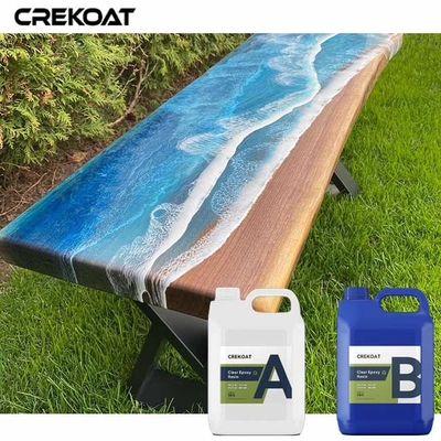 Super Clear-glasige tiefe gießen Epoxidharz für Fluss-Tabellen Live Edge Workbenches
