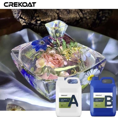 Crystal Clear Deep Pour Epoxy-Harz2:1 Harz-Handwerk mit vibrierenden Farben sprudelt frei