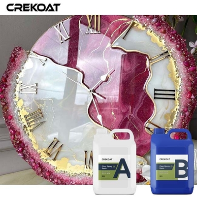 Flexible Deep Pour Clear Epoxy für Holztisch Gelbfärbung