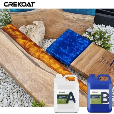Holzbearbeitung gießen tief das Epoxidharz DIY, das eine 3 Zoll-Stärke wirft