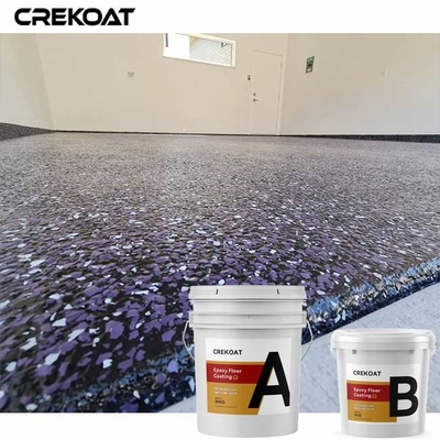 Gewerbegebiete malen Chip Epoxy Floor Coating With, der dekorative Flocken mischt