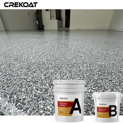 Dekorative Flakes Epoxigelöfter Oberdeckel für gewerbliche Räume