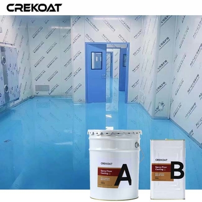 Nahtlose industrielle Epoxidfarbe für den Betonübergang zwischen Boden und Wand