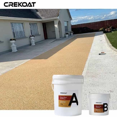 Natürliche Kieselsteine Epoxidstein Beton Oberfläche für den zeitgenössischen Look