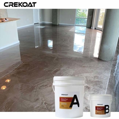 Reflexive Metallische Epoxy-Bodenbeschichtung Hochglanz oder Matte Oberfläche