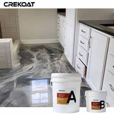 Umweltschonende metallische Epoxy-Bodenbeschichtung Schnelle Härtungszeit für schnellere Installation