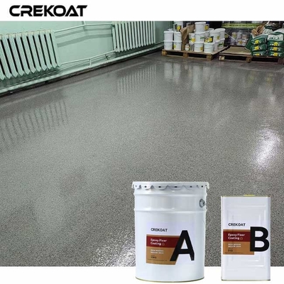 Standard-Epoxy-Bodenbeschichtung kann rutschfeste Aggregate enthalten