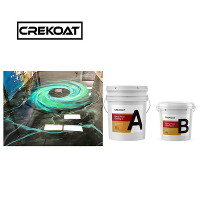 Polieren Metallische Epoxy-Bodenfarbe nahtlose Abrasionsbeständige Epoxy-Beschichtung