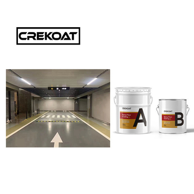 Crekoat-Lösungsmittel-basierte industrielle Epoxigelbelagung für Wohnböden