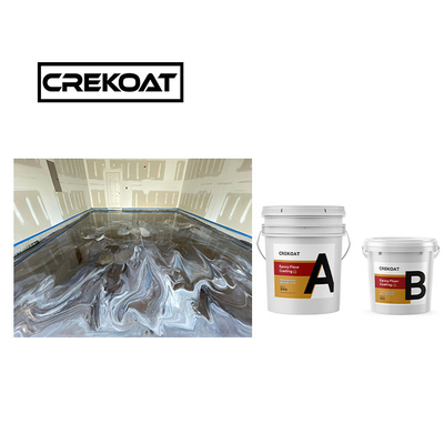 Reinmetallische Epoxy-Bodenbeschichtung Lösungsmittelfreie Epoxy-Beschichtung Glans