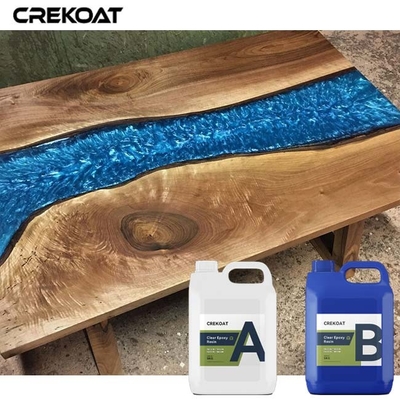 Holzbearbeitung gießen tief das Epoxidharz DIY, das eine 3 Zoll-Stärke wirft