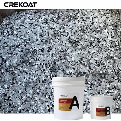 Rutschfeste Epoxy-Flachbodenbeschichtung hohe Anpassung an Farben und Muster