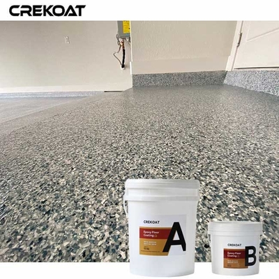 Einfache Anwendung Garagenfußboden Flake Epoxy für Umgebungen mit starkem Verkehr