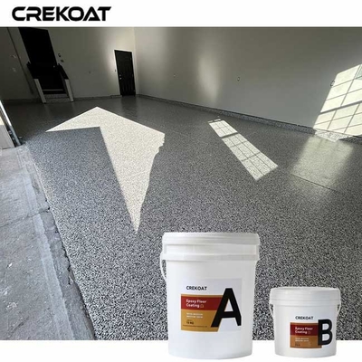 Einzigartiges Aussehen Flake System Epoxy kann mit Metallglitzer Effekten angepasst werden