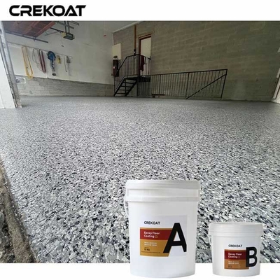 Verbesserte UV-Stabilität Epoxy-Bodenbeschichtung mit Flocken zur Verhinderung von Farbverblendungen